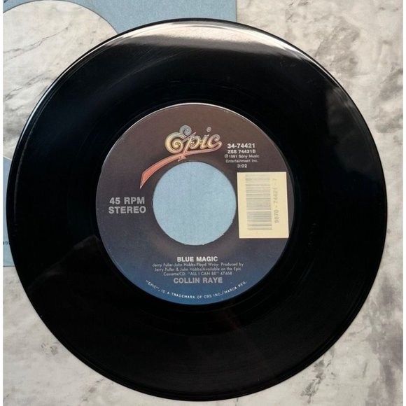 Collin Raye In This Life / Blue Magic 45 Country Epic 34-74421 - Picture 6 of 6